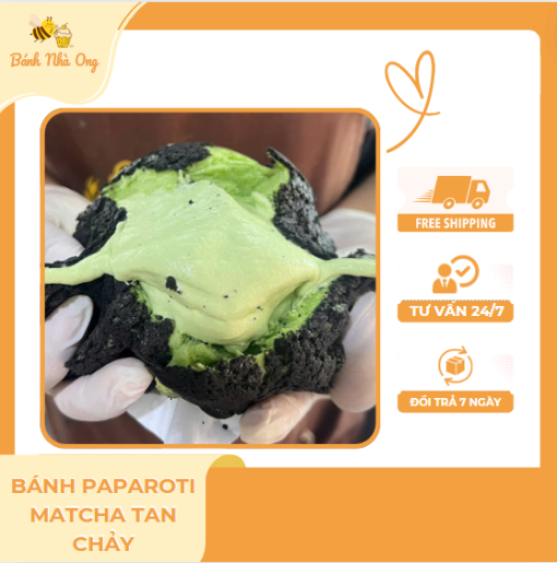 Bánh Paparoti Nhân Matcha